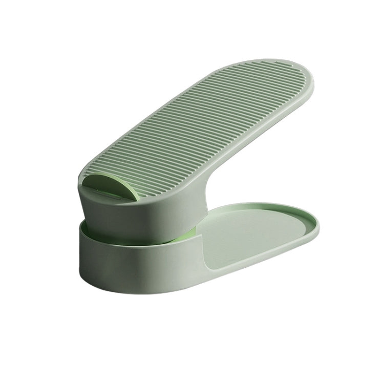 Shoe Cabinet Storage Double Adjustable Shoe Rack(Green)