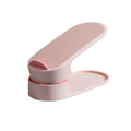 Shoe Cabinet Storage Double Adjustable Shoe Rack(Pink)