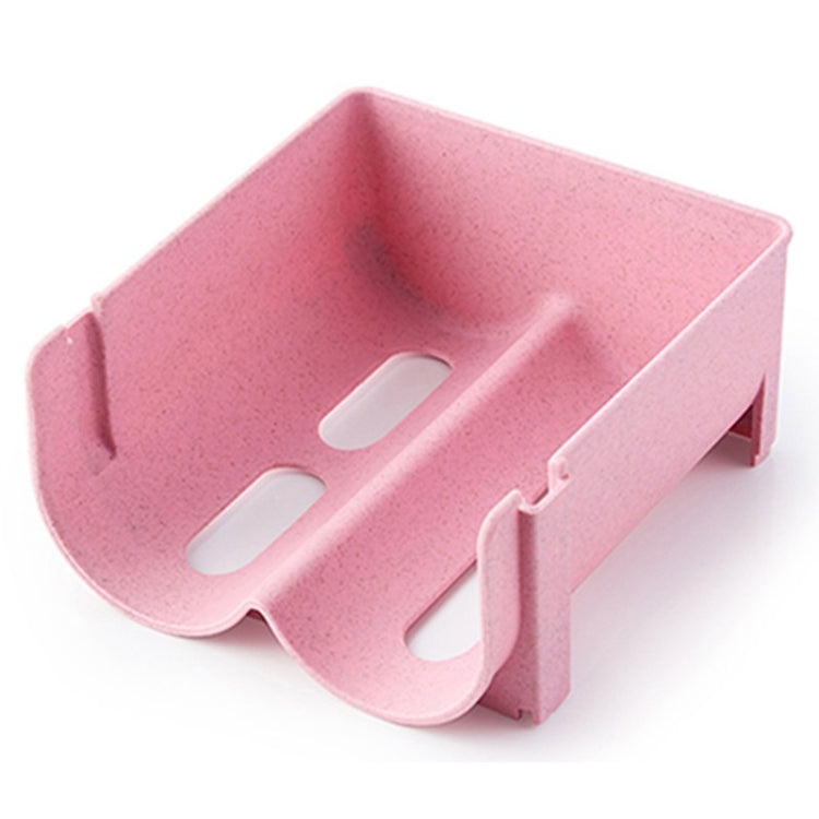 Refrigerator Can Storage Box Beverage Can Be Stacked With Storage Racks(Pink)
