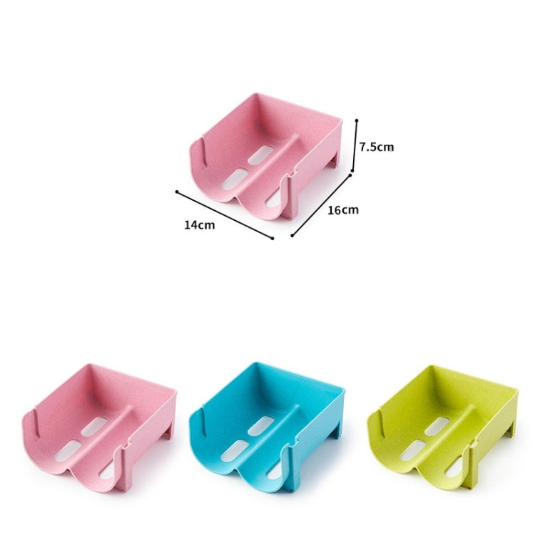 Refrigerator Can Storage Box Beverage Can Be Stacked With Storage Racks(Pink)