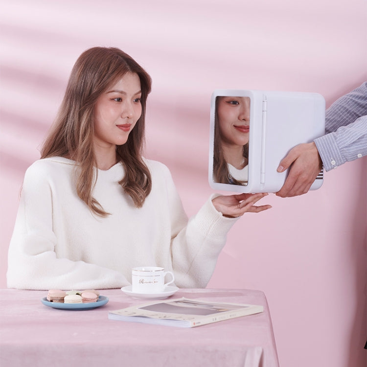 5L Beauty Makeup Mirror Skin Care Products And Facial Mask Refrigerator Semiconductor Car Home Refrigerator(AU Plug)