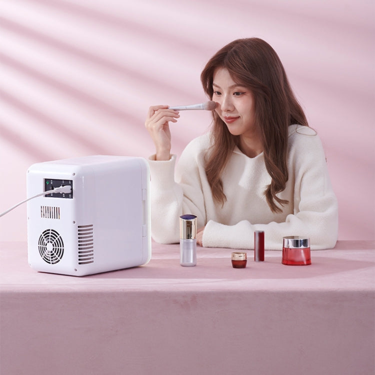 5L Beauty Makeup Mirror Skin Care Products And Facial Mask Refrigerator Semiconductor Car Home Refrigerator(AU Plug)