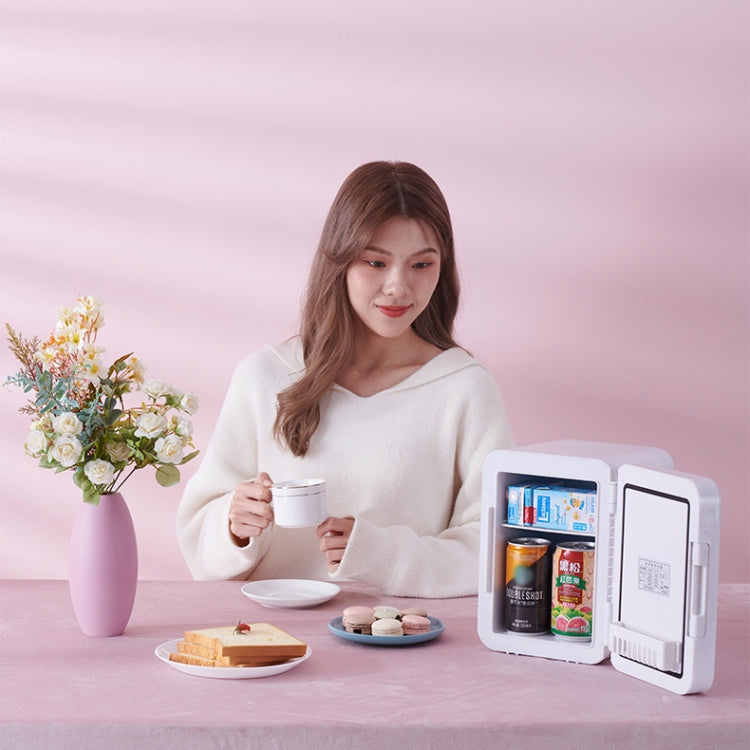 5L Beauty Makeup Mirror Skin Care Products And Facial Mask Refrigerator Semiconductor Car Home Refrigerator(AU Plug)