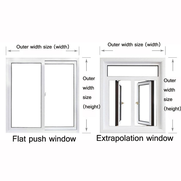 Window Windproof Warm Film Indoor Air Leakage Soundproof Double-Layer Insulation, Specification: 1.2x0.8M