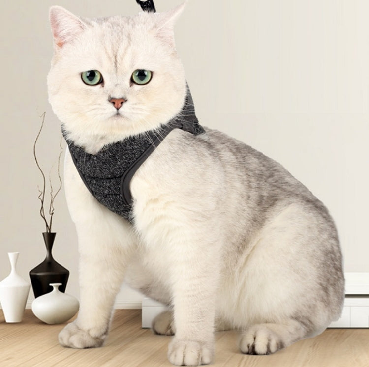 Cat Leash Pet Chest Harness Leash, Size: S(Green)
