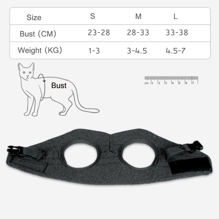 Cat Leash Pet Chest Harness Leash, Size: S(Green)