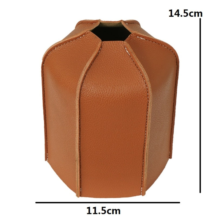 Outdoor Camping Flat Gas Tank Leather Case Camping Steam Lamp Fuel Tank PU Protective Cover For 450g Gas Tank