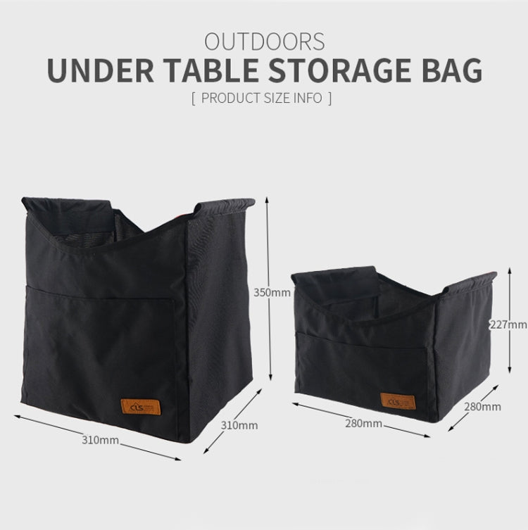 CLS Outdoor Folding Picnic Table Storage Hanging Bag Portable Invisible Pocket Storage Hanging Pocket,Style: Small Pocket