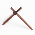 Solid Wood Hanger Wall Decoration Coat Hook Black Walnut Hook