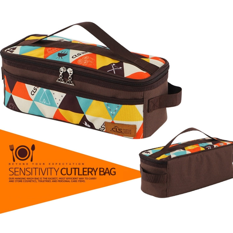 CLS Outdoor Camping Cookware Storage Bag BBQ Tableware Storage Bag Travel Portable Toiletry Bag(Colour)
