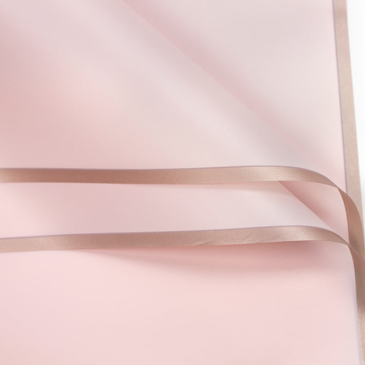 20 Sheets / Pack Phnom Penh Flower Matte Paper Flower Wrapping Paper Bouquet Jelly Film Waterproof Gift Wrapping Paper 58x58cm, Colour: Rose Pink