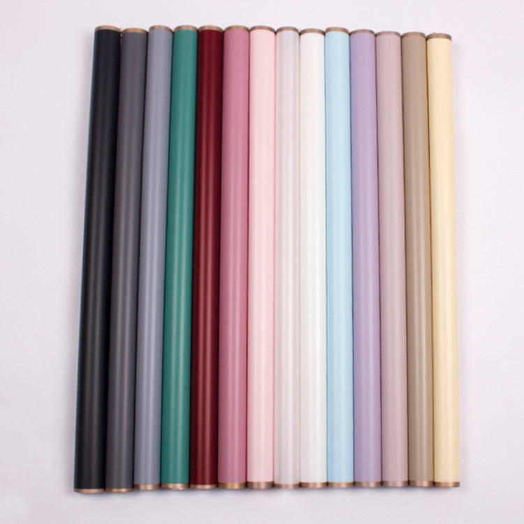 20 Sheets / Pack Phnom Penh Flower Matte Paper Flower Wrapping Paper Bouquet Jelly Film Waterproof Gift Wrapping Paper 58x58cm, Colour: Rose Pink