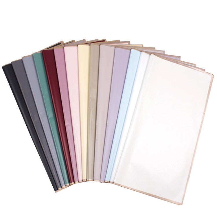 20 Sheets / Pack Phnom Penh Flower Matte Paper Flower Wrapping Paper Bouquet Jelly Film Waterproof Gift Wrapping Paper 58x58cm, Colour: Rose Pink