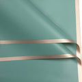 20 Sheets / Pack Phnom Penh Flower Matte Paper Flower Wrapping Paper Bouquet Jelly Film Waterproof Gift Wrapping Paper 58x58cm, Colour: Emerald
