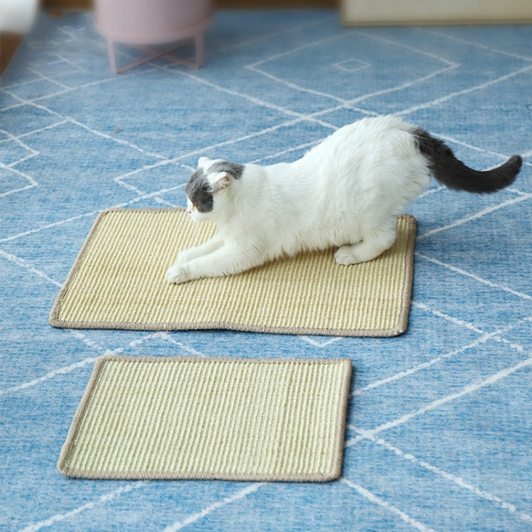 Cat Scratch Pad Pet Supplies Carpet Sleeping Mat Cat Placemat, Random Color Delivery, Specification: Overlock 60x90cm