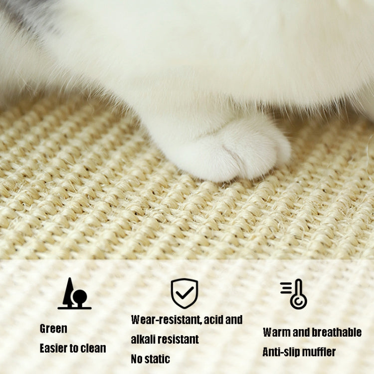 Cat Scratch Pad Pet Supplies Carpet Sleeping Mat Cat Placemat, Random Color Delivery, Specification: Overlock 60x90cm