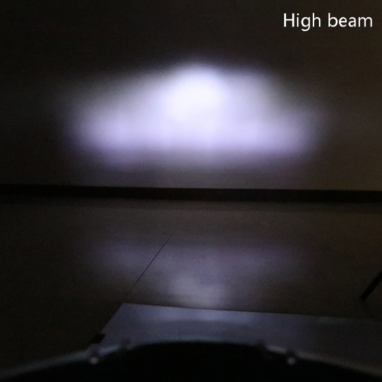 Motorcycle LED Retro Headlights LED Far Near Beam Lights For Yamaha LC135 V2-V6(Transparent Glass)