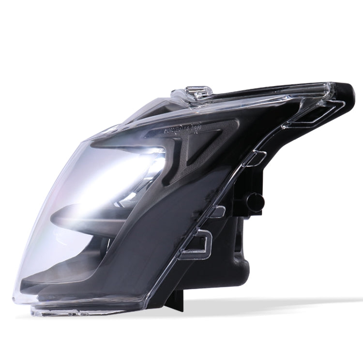 Motorcycle LED Retro Headlights LED Far Near Beam Lights For Yamaha LC135 V2-V6(Transparent Glass)