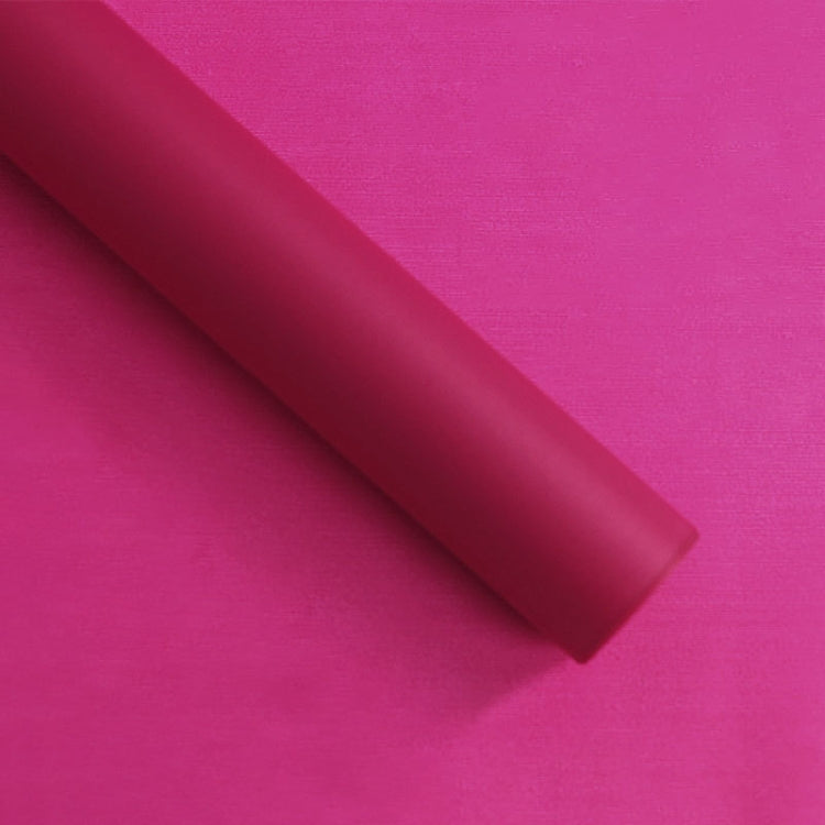 20 Sheets / Pack Flower Wrapping Paper Matte Paper Gift Paper Translucent Wrapping Paper Material, Colour: Rose Red