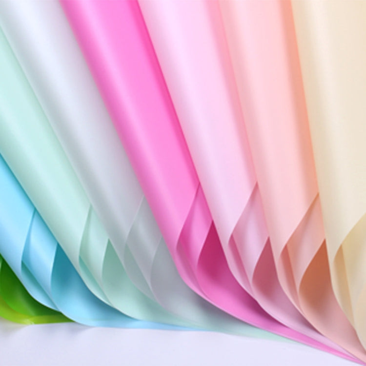 20 Sheets / Pack Flower Wrapping Paper Matte Paper Gift Paper Translucent Wrapping Paper Material, Colour: Gouache