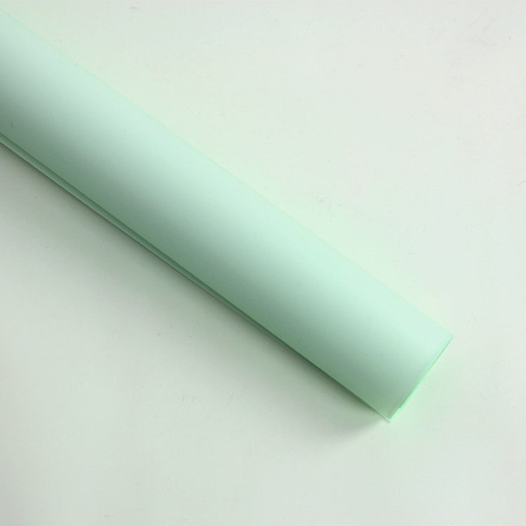 20 Sheets / Pack Flower Wrapping Paper Matte Paper Gift Paper Translucent Wrapping Paper Material, Colour: Bean Green