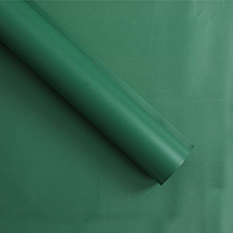 20 Sheets / Pack Flower Wrapping Paper Matte Paper Gift Paper Translucent Wrapping Paper Material, Colour: Emerald