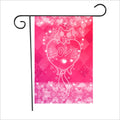 2 PCS Valentine Day Garden Flag Festive Atmosphere Garden Banner(QR039)