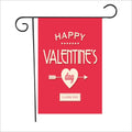 2 PCS Valentine Day Garden Flag Festive Atmosphere Garden Banner(QR006)