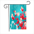 2 PCS Valentine Day Garden Flag Festive Atmosphere Garden Banner(QR009)