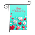 2 PCS Valentine Day Garden Flag Festive Atmosphere Garden Banner(QR021)