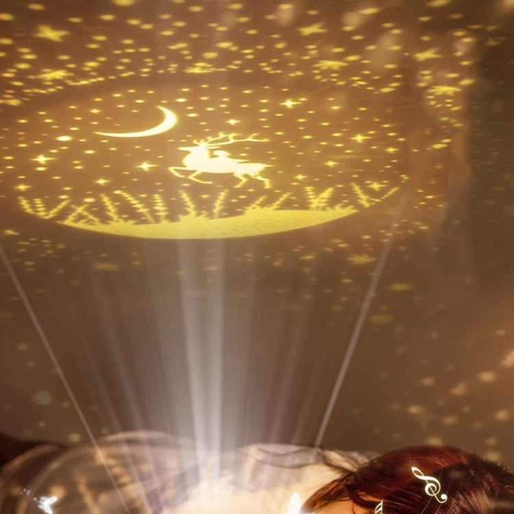 Fantasy Starry Sky Projector Night Light Atmosphere Light Valentine Day Gift, Style: Rechargeable
