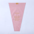 Flower Packaging Bag Trapezoid Bag Dried Flower Bag(Pink)