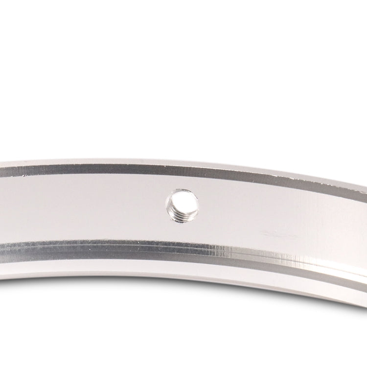 5.75 Inch Round Retro Headlight Ring Motorcycle Headlight Modification Parts(Silver)