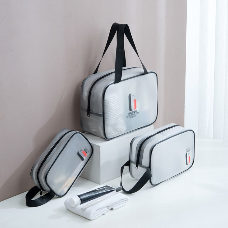 TPU Waterproof Travel Cosmetic Bag Cosmetic Storage Bag, Colour: Large Handbag