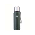 304 Stainless Steel Insulated Mug Large Capacity Sports Water Cup Outdoor Travel Pot, Capacity: 500ml(Dark Green)