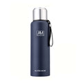304 Stainless Steel Insulated Mug Large Capacity Sports Water Cup Outdoor Travel Pot, Capacity: 750ml(Dark Blue)