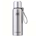 304 Stainless Steel Insulated Mug Large Capacity Sports Water Cup Outdoor Travel Pot, Capacity: 1500ml(True Color)