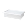 Refrigerator Storage Fresh-Keeping Box Kitchen Can Be Stacked With Frozen Fruit Sealed Box, Size: Large(White)