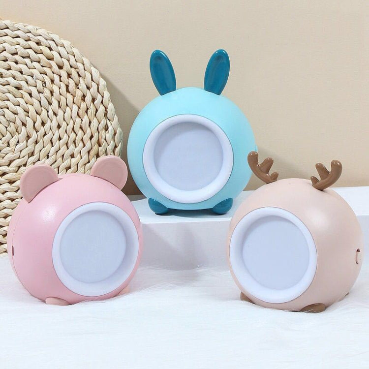 XY010 2 PCS Cute Pet Night Light LED Touch Dimming Dormitory Bedside Light(Pink Bear)