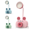 YW2192 2 PCS Pencil Sharpener Mobile Phone Holder Storage Box Bedside Lamp Desk Lamp Night Light, Random Color Delivery(Puppy)