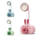 YW2192 2 PCS Pencil Sharpener Mobile Phone Holder Storage Box Bedside Lamp Desk Lamp Night Light, Random Color Delivery(Rabbit)