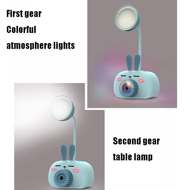 YW2192 2 PCS Pencil Sharpener Mobile Phone Holder Storage Box Bedside Lamp Desk Lamp Night Light, Random Color Delivery(Rabbit)