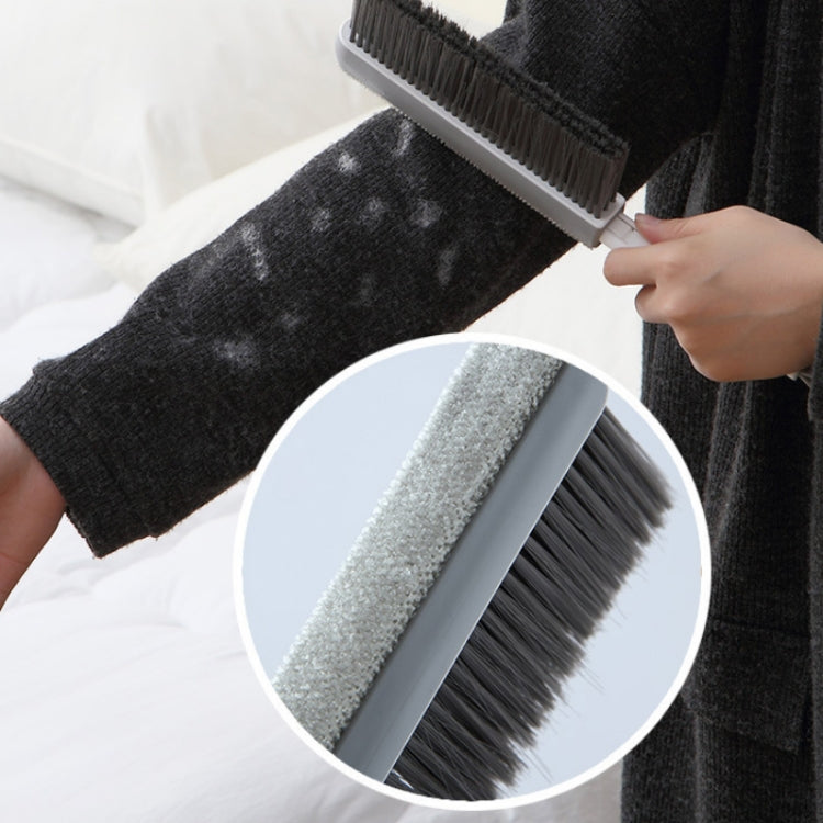 Retractable Soft Fur Bed Brush Sofa Dusting Brush Roller Sticking Device(Green)