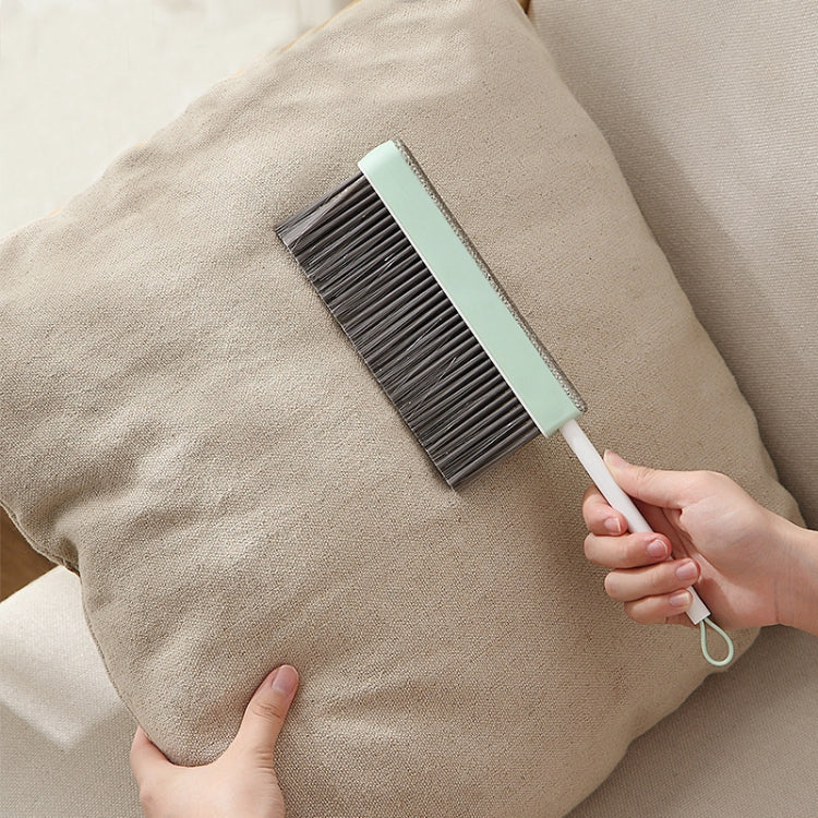 Retractable Soft Fur Bed Brush Sofa Dusting Brush Roller Sticking Device(Blue)