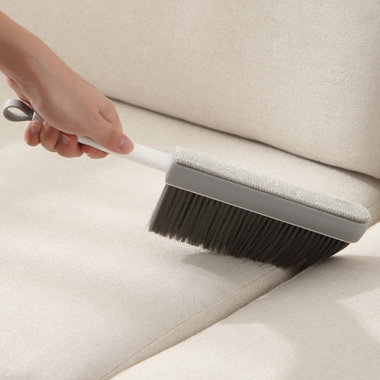 Retractable Soft Fur Bed Brush Sofa Dusting Brush Roller Sticking Device(Blue)