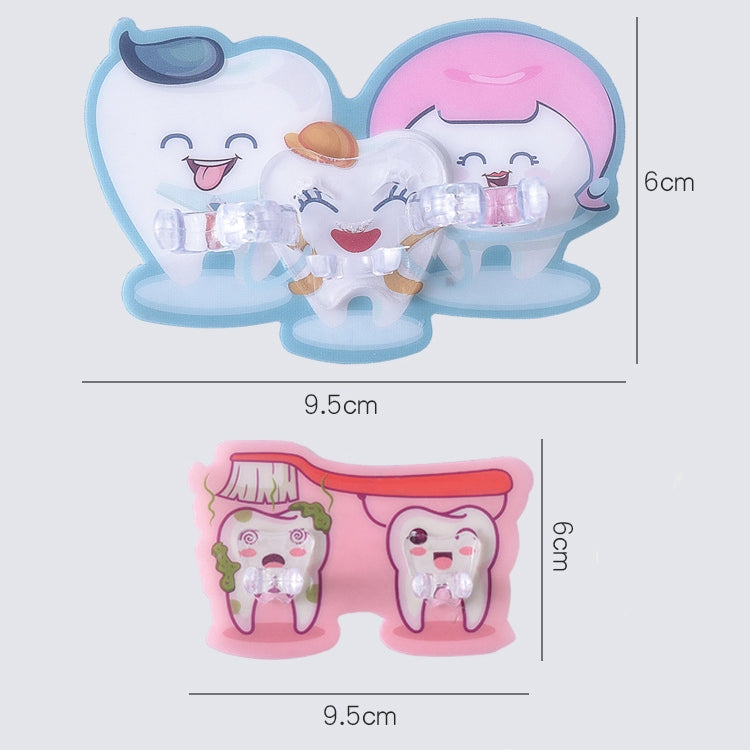 Bathroom Washing Hook Toothbrush Holder(Pink 2 Hooks)