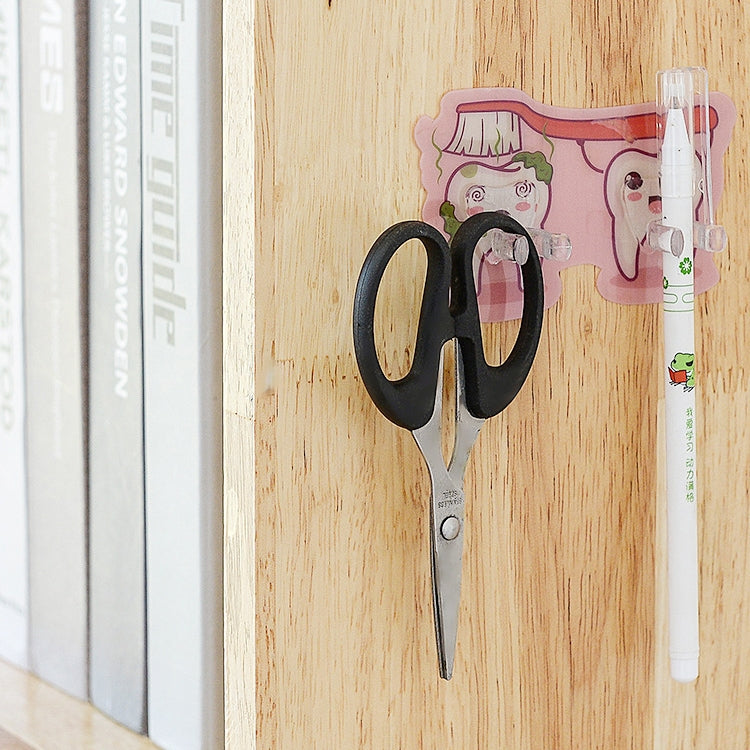 Bathroom Washing Hook Toothbrush Holder(Pink 2 Hooks)