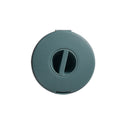 Round Data Cable Storage Box Earphone Storage Collection Box(Blue)