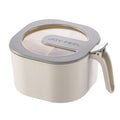 Kitchen Transparent Visible Seasoning Jar Household Seasoning Bottle Set(Gray)