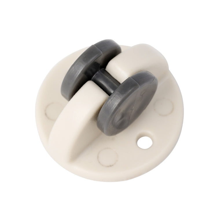 Stickable Pulleys Rollers Storage Box Rack Wheels Movable Wheels, 4pcs/pack(Beige)